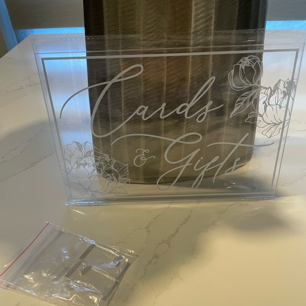 Cards & Gifts Acrylic Sign